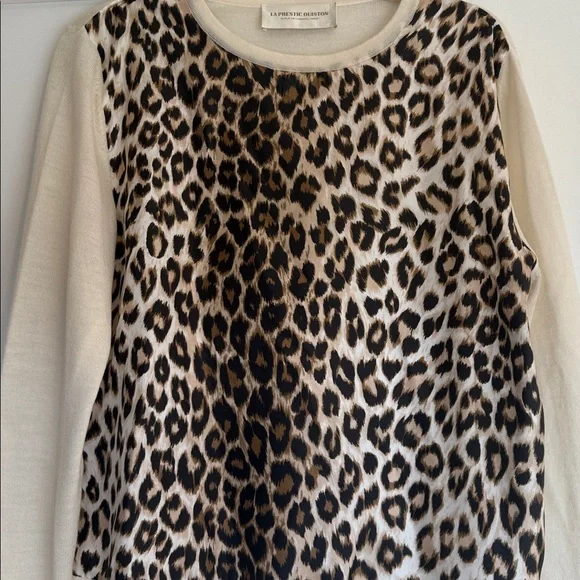 La Prestic Ouiston cheetah top - Picture 3 of 7